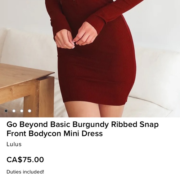 Lulu’s henley mini dress Sz M - Picture 11 of 11